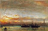 Albert Goodwin Canvas Paintings - Venice